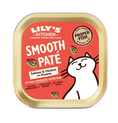 Lily’s kitchen cat salmon & chicken smooth pate catch of the day